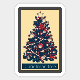 Christmas tree Sticker